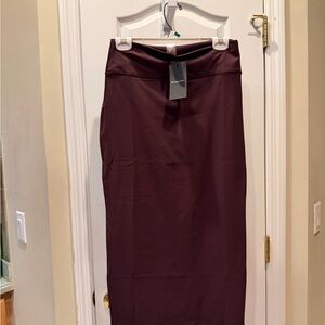 Fabletics Women's Pencil Midi Skirt in Plum